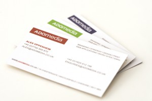 ADOmedia 2010 business card designs