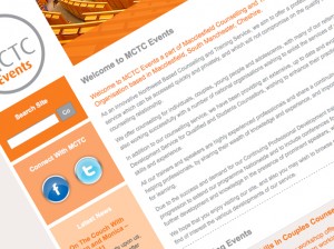 MCTC Events website screen shot