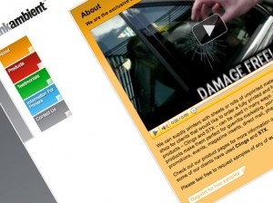 Think Ambient European website screen shot