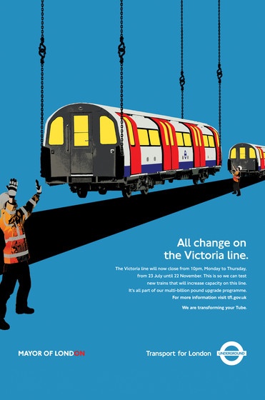 London Underground Tube Repairs Poster 