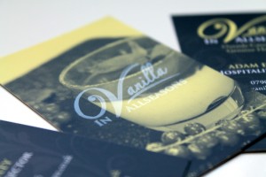 Vanilla In Allseasons business cards by ADOmedia Ltd