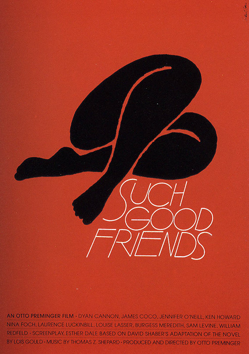 Saul Bass Poster Design - Such Good Friends