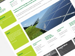 Renewable Energy Agency responsive website screenshot