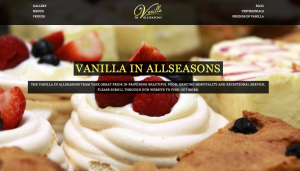 Vanilla in Allseasons Website