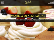 Vanilla in Allseasons website Design